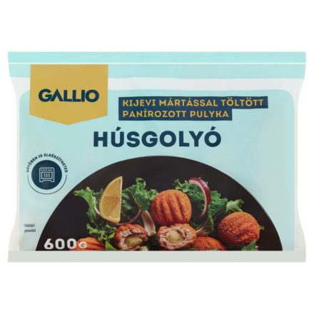 Gallicoop Kijevi pulykahúsgolyó 10x600g/#