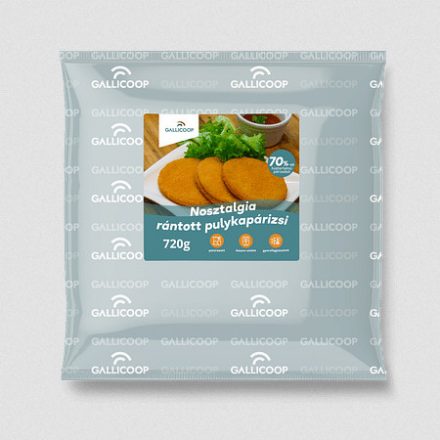 Gallicoop Nosztalgia rántott párizsi 720g (70% hústartalmú párizsiból)