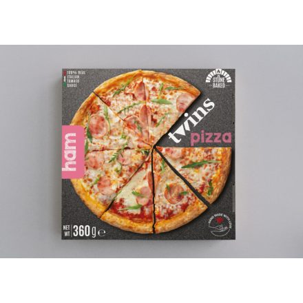 TWINS PIZZA Sonkás 360g, 10db/#