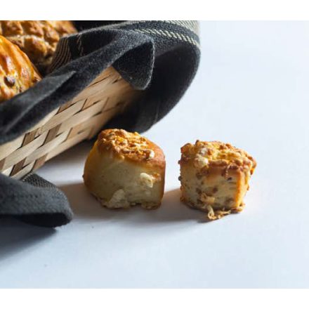 Sajtos-tejfölös apró pogácsa 4*1000g/#