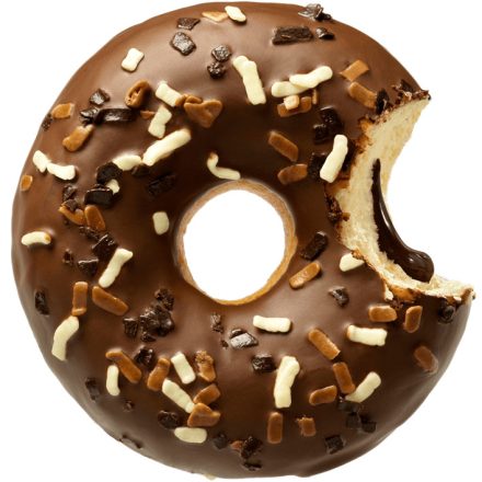 Gyűrűs fánk-Holy Choc - csokoládé töltelékkel kakaós szórással 48*71g/#