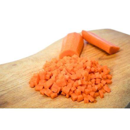 Sárgarépa kocka 10x10mm ömlesztett 20kg/# KREL