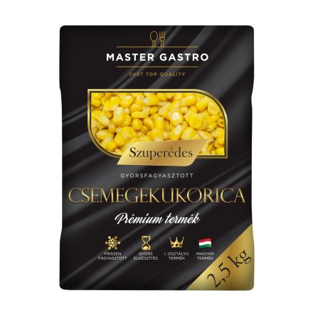 "MASTER GASTRO" Szuperédes morzsolt kukorica 4x2,5 kg/#