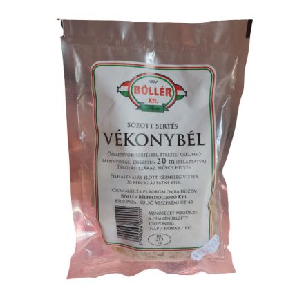 Sertés vékonybél 20 méter/csomag