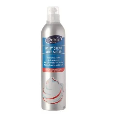 Debic Slagpjena Tejszínhab Spray cukorzott 26% 700 ml 6db/#