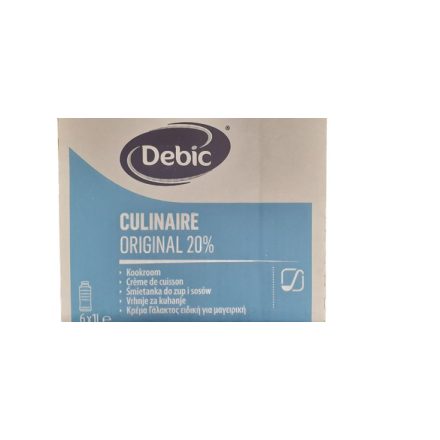 Debic Főzőtejszín 20% (állati) 1 L Culinaire Original 6db/#