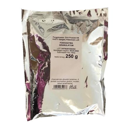 Fokhagyma granulátum 0,2-0,5mm 25x250gr (Chili Produkt Kft)