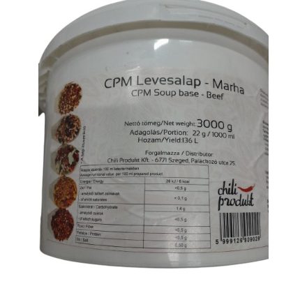 Marha Levesalap sószegény por (Chili Produkt kft) 3000g/vödör