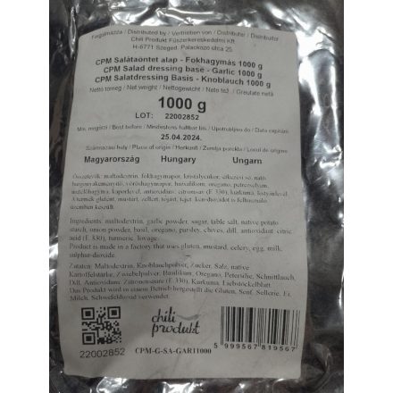 Fokhagymás Salátaöntet alap por (Chili Produkt kft) 1000g/tasak 20db/#