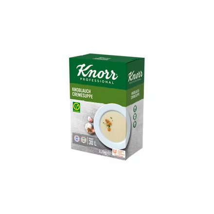 Knorr Fokhagymakrémleves 2,7 kg/db 3db/#