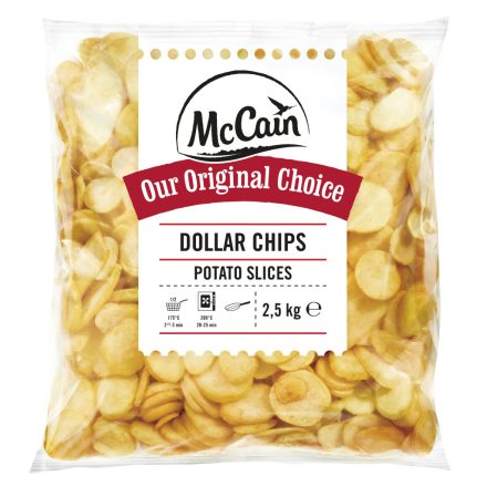 McCain burgonya dollár chips 5x2,5kg