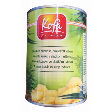 Ananász darabok konzerv 3050/1600g 6db/#
