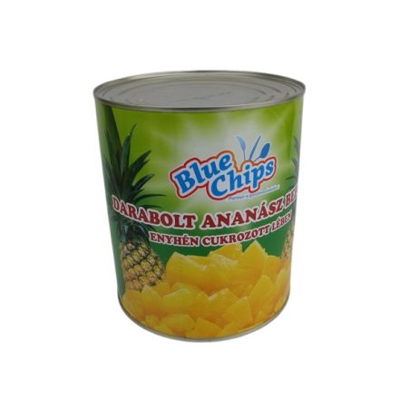 Ananász darabok konzerv 3035g/1840g 6db/# (Blue Chips)