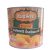Őszibarack konzerv hámozott, felezett 2550g/1500g 6db/#