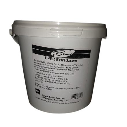 Eper Extradzsem 3250gr (vödrös)