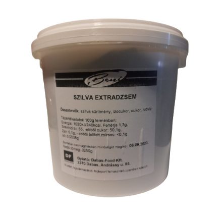 Szilva Extradzsem 3250gr (vödrös)
