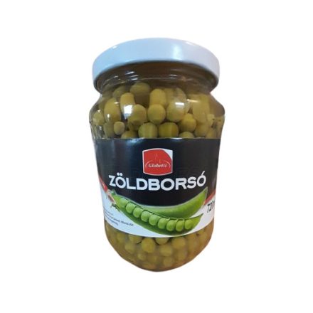 Globetti Zöldborsó üveges 680g/440g 8db/#