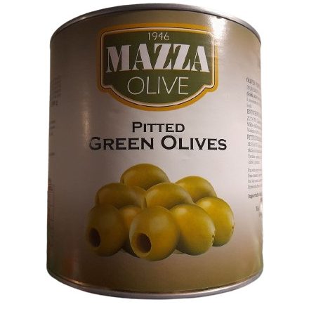 MAZZA Olívabogyó Zöld Magozott 2600g/1320g 6db/#