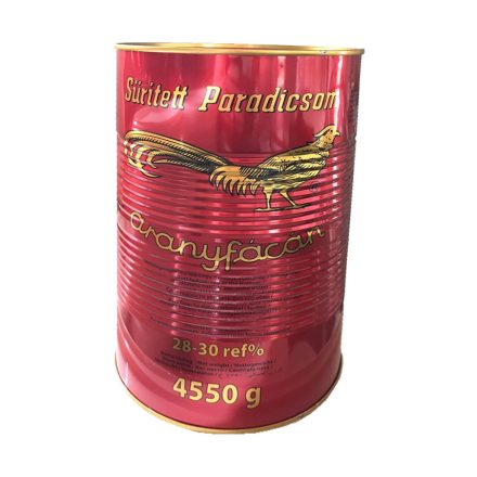 Sűrített paradicsom "Aranyfácán" 4550g 28-30 % 6db/#