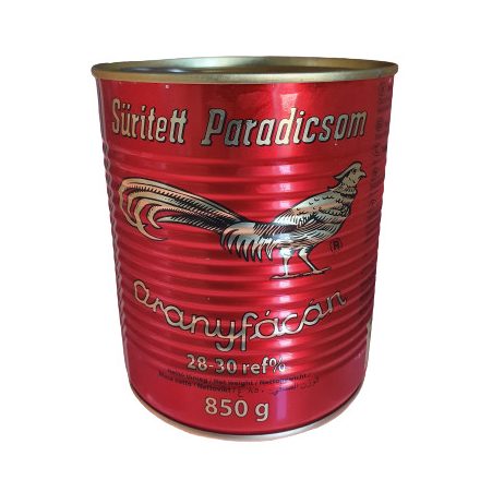 Sűrített paradicsom "Aranyfácán" 850g 12db/#