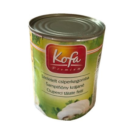 KOFA szeletelt csiperke gomba 400/210g 24db/#