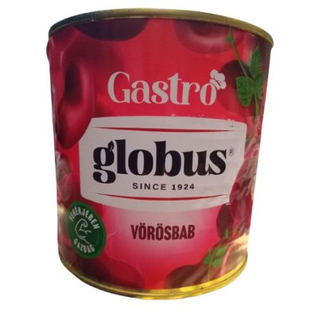 Globus Vörösbab konzerv 2495g/1500g 3db/#