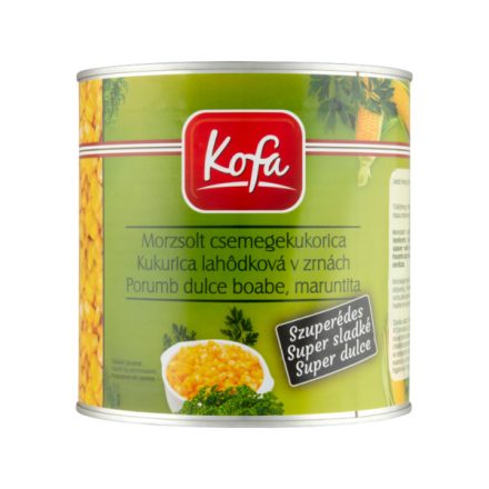 Kofa Szuperédes Csemege Kukorica 2150g/1775g 6db/#