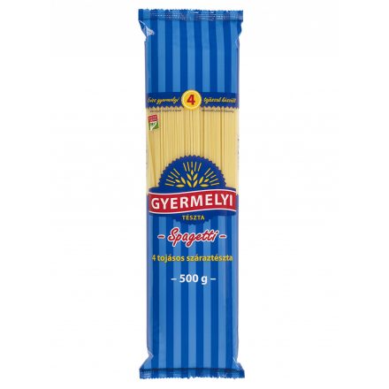 Gyermelyi Spagetti 4 tojásos 500g 28db/#