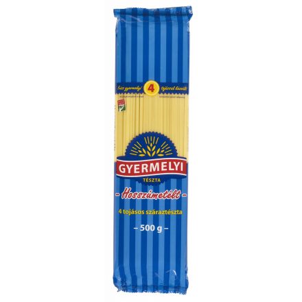 Gyermelyi Hosszúmetélt 4 tojásos 500g 28db/#