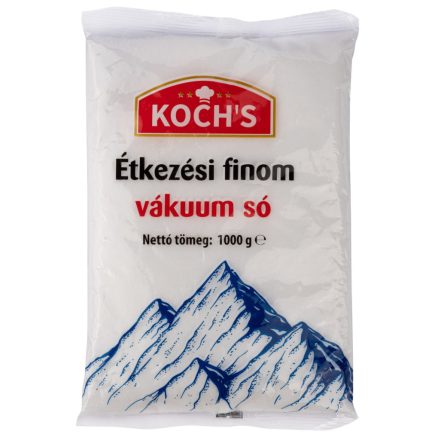 Étkezési finom vákuum só 1 kg (Koch's) 12db/#