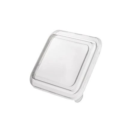PET tető Kraft CUBE elviteles dobozhoz 50db/cs (2MECUBELID)
