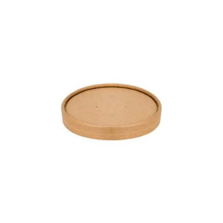 Kraft tető 115mm kraft leveses pohárhoz (12-32oz) 25db/cs (2MEKRAFTLID15)