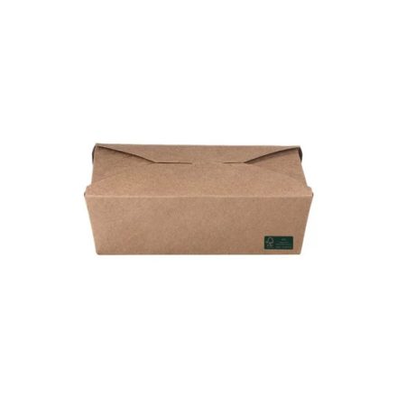 Greenstic 1000ml kraft menübox 50db/cs (2MEGSFB01)