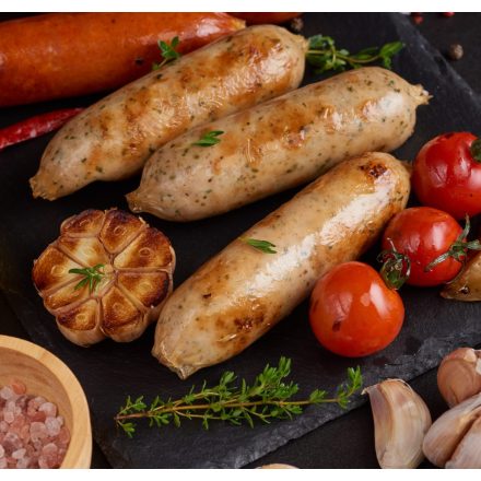 Bajor grillkolbász juhbeles 6dkg/db 1kg/csomag 12kg/#